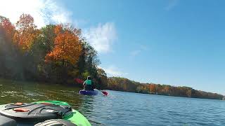 Kayaking at Newburgh Lake in Livonia Michigan Part 3 [upl. by Eniledam]