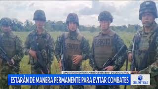 Presencia de Ejército en Arauca para evitar enfrentamientos entre ELN y disidencias [upl. by Allis]