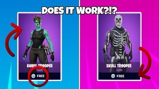 So I Tried quotFREE FORTNITE SKINSquot WEBSITES and this happened [upl. by Ledarf]