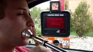 Trombone at McDonalds Drive Thru [upl. by Aseena]