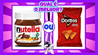 QUAL O MELHOR DOCE X SALGADO  NAUTAQUIZ [upl. by Somar]