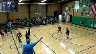 Immanuel Lutheran Lancers vs Osseo Fairchild Thunder Varsity Volleyball [upl. by Ahsilak]