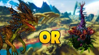 Velonasaur VS Plant Turret Plant Species X Which is BETTER  ARK [upl. by Erodasi606]