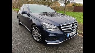 2015 Mercedes Benz E Class 21 E220 CDI BlueTEC AMG Line 7G Tronic Plus 4dr [upl. by Cerelly]