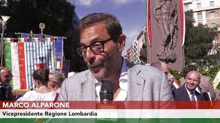 Milano commemorazione martiri piazzale Loreto [upl. by Suelo]