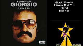 Giorgio Moroder  I Wanna Rock You 1979 [upl. by Navek800]