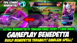 TUTORIAL BENEDETTA TERBARU❗ COMBO BENEDETTA EXP❗ BUILD BENEDETTA TERSAKIT❗ GAMEPLAY BENEDETTA GLOBAL [upl. by Cleland534]