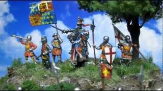 The Battle of Crecy 172 scale diorama [upl. by Marlette]