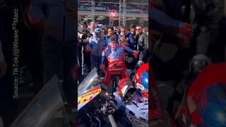 Marc Marquez Gets Off His Motorbike to Meet Fans  motogp solidaritygp marcmarquez [upl. by Necyla110]