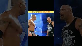 The rock fear to bill goldberg 😱🥶 wwe therock goldberg shorts ytshorts trending billgoldberg [upl. by Kalam405]