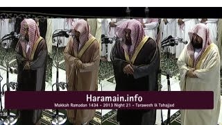 720p  Night 21 Makkah Taraweeh amp Tahajjud 2013 Sheikh JuhanyMahir Shuraim amp Sudais [upl. by Kendall648]