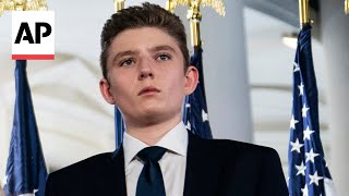 Barron Trump chosen to serve as Florida delegate to Republican convention [upl. by Narrat]