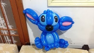 造型氣球 史迪奇 頭部 stitch balloon twisting part1 head [upl. by Noonberg]