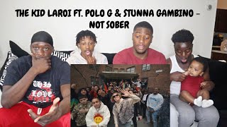 quotTHE KID LAROI FT POLO G AND STUNNA GAMBINO NOT SOBER REACTION VIDEO [upl. by Ahsial485]