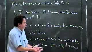 Lecture 27 Introduction to evolutionary trees  Ultrametric trees [upl. by Naivaf]