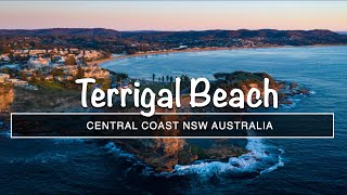 Australia  Terrigal Beach Central Coast 4K Drone Flyaround [upl. by Calypso435]