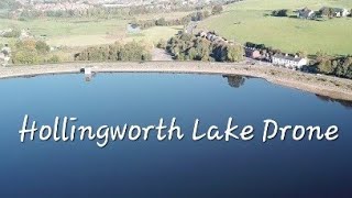 Hollingworth Lake Country Park Littleborough Rochdale Manchester Drone 2022 [upl. by Ycak]