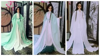 DIY dolls Dress sewing hand Make Dress Hanfu for doll boys [upl. by Vona]