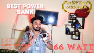 The Best Powerbank Money Can Buy 🤯Cheapest Power Bank With Best Quality 66Watt viralvideo [upl. by Inek]