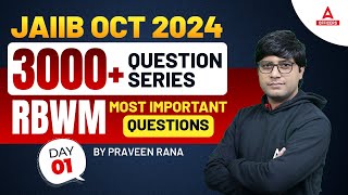 JAIIB RBWM Important Questions 1  JAIIB RBWM  JAIIB 2024 Online Classes  JAIIB Oct 2024 [upl. by Airamak]