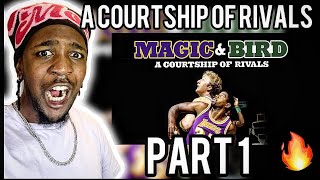 FIRST TIME WATCHING Magic Johnson and Larry Bird A Courtship of Rivals Basketball REACTION [upl. by Ruomyes]