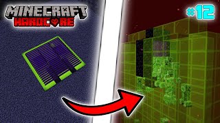 I built the most Overpowered Creeper Farm in Hardcore Minecraft 12 [upl. by Yecak]