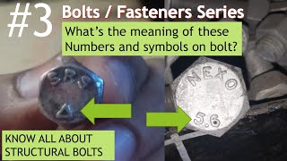 Grade of Bolts Structural Bolts Fasteners  Part 3  eciviltech [upl. by Atneciv386]