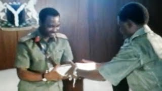 Maj Gen Gowon Receives Report On Secessionist Biafran Military Officers From Brig Adebayo  May 1970 [upl. by Eiraminot]