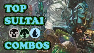 Top 10 Sultai Blue  Black  Green Commander EDH Combos  Episode 019 [upl. by Ollehcram153]