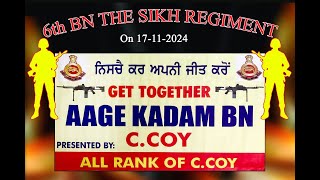 6Th BN SIKH REGIMENT 17112024  GET TO GETHER  Live By Natraj Movies M 97804 46270 [upl. by Danielson]