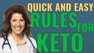 Keto Diet Explained Quick and Easy Rules of the Keto Diet [upl. by Uzial]