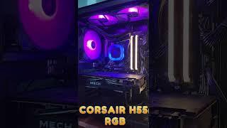 CORSAIR H55 RGB pcs pcgaming gamer enfriamientoliquido español rgb masfps [upl. by Igig]