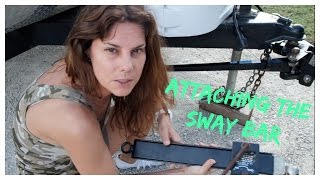 Attaching the Sway Bar on my Travel Trailer [upl. by Aneles]