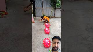 Red Balloon popping challenge asmr 15 balloon balloonpoppingchallenge funny poppingballon [upl. by Jeniece279]