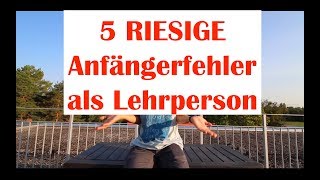 5 TYPISCHE LehrerANFÄNGERFehler im Berufseinstieg [upl. by Elyak504]