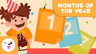 Months of the Year  Vocabulary for Kids [upl. by Irolav]