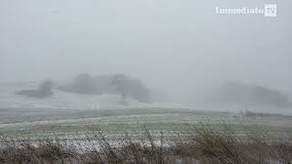 BUFERE DI NEVE SUI MONTI DAUNI [upl. by Neila762]