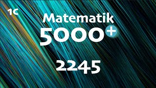 Matematik 5000 1c 2245 matte 1c [upl. by Ahsimrac684]