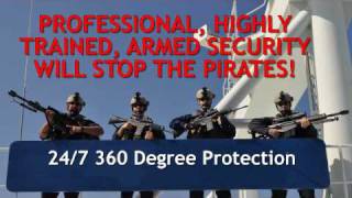 Stopping Somali Pirates w 50 CAL Maritime Security Protecting Vessels [upl. by Idnir92]