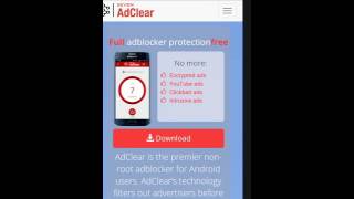 AdClear Block ads on Android phone without root [upl. by Redman432]