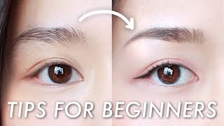 Eyebrow Shaping at Home  Easy Beginner Tutorial [upl. by Hooke]