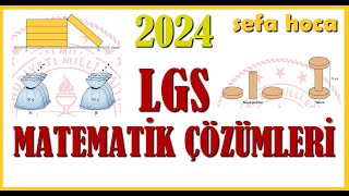 2024 LGS MATEMATİK SORULARI VE ÇÖZÜMLERİ [upl. by Clevie]