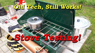 Old Tech Still Works Stove Testing Coleman 4K MSR Cookware Shoutout MarkYoungBushcraft [upl. by Turnheim]