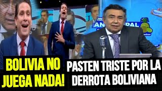 PACO BAZÁN SE BURLA DEL PERIODISTA BOLIVIANO JUAN PASTEN  JUAN PASTEN HABLA TRISTE TRAS LA DERROTA [upl. by Henrie695]