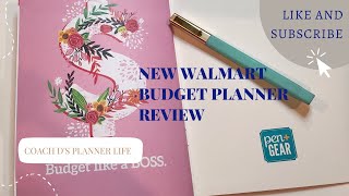 Walmart Budget Planner Review  Amazing Walmart Finds [upl. by Tenom]