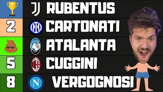 TIER LIST SERIE A 202425  SOLIDAMENTE LE PRENDO TUTTE [upl. by Januisz]