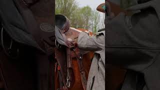 Western Tack Up With Me horseriding horses horseriding [upl. by Scholz695]