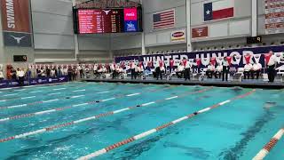 16 yrold Maximus Williamson wins 100 back thriller with a 469  2022 West Speedo Junior Nationals [upl. by Aihsram]