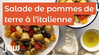 Recette de la salade de pommes de terre à litalienne [upl. by Strander]