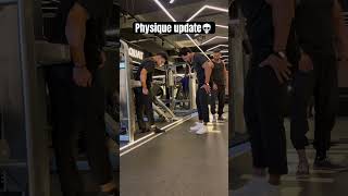 Leg day 💀 physique update 💯 gymmotivation shorts legday gymshark [upl. by Edahs]